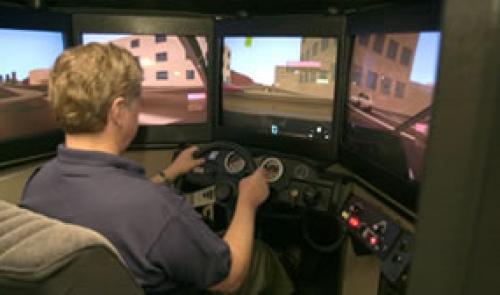 Liège : simulateur de conduite
